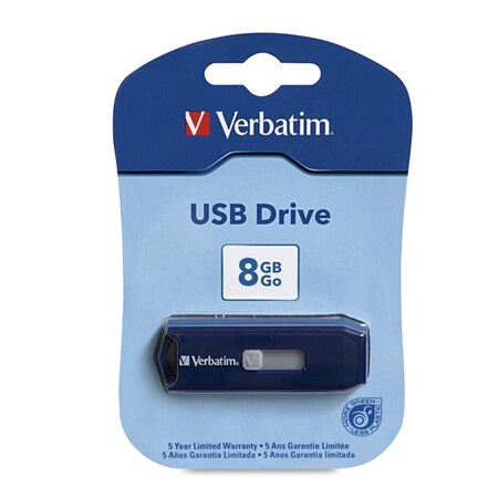 Verbatim Verbatim 8GB USB Flash Drive - Blue 97088